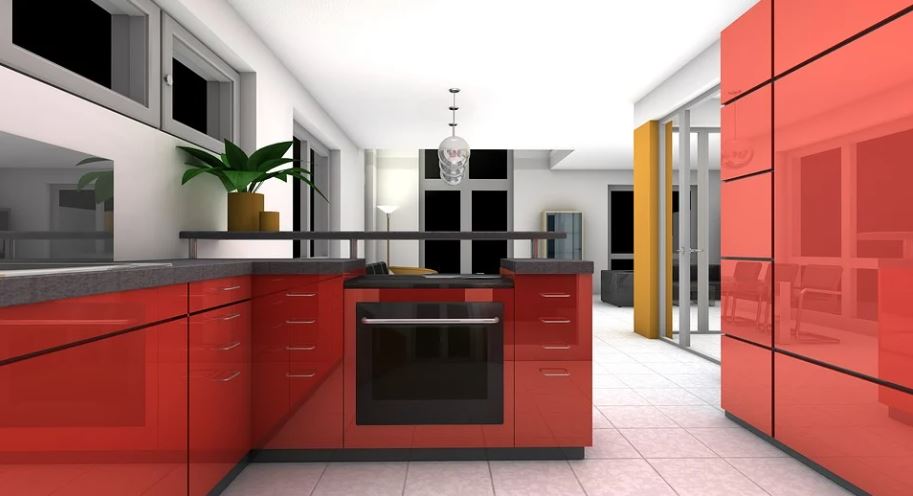 interior design of a kitchen