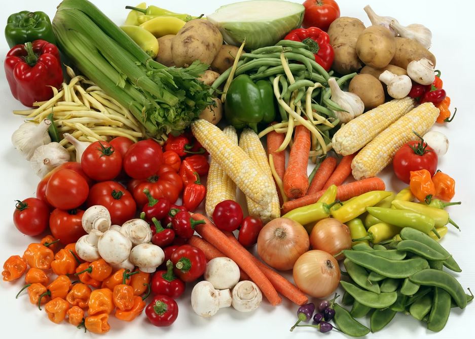 An image of colorful vegetables