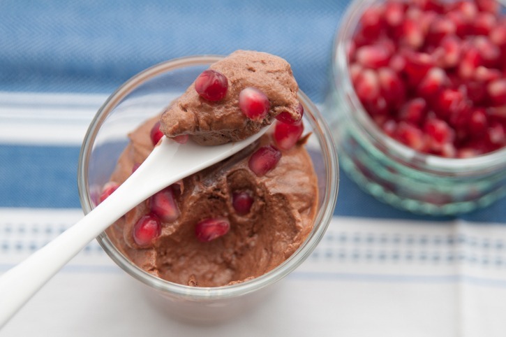 Chocolate-Mousse-with-Pomegranate